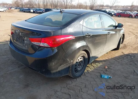 2013 Hyundai Elantra Gls из США, поврежденный, VIN 5NPDH4AE3DH213500